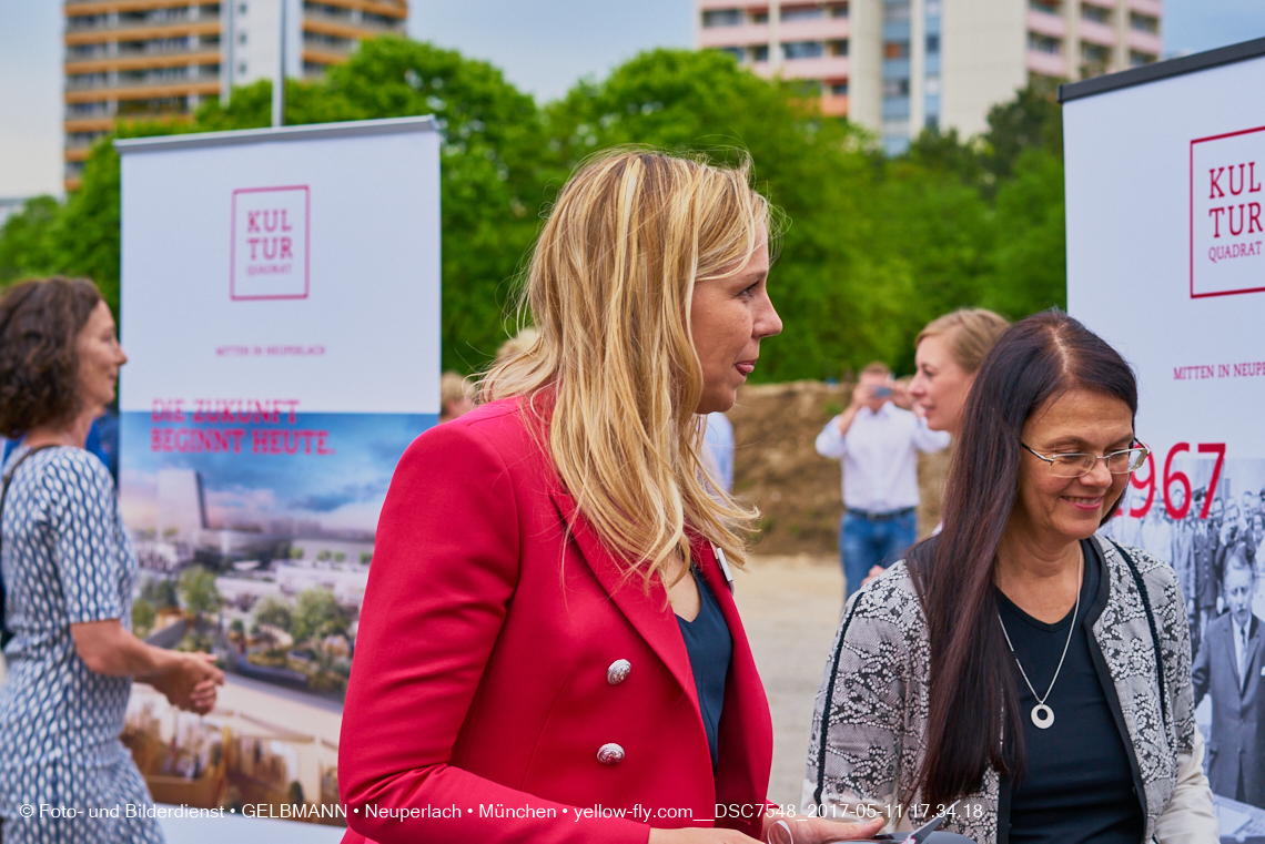 11. Mai 2017 - Grundsteinlegung für die LOGE und dem Kulturquadrat in Neuperlach